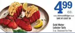 Price Chopper Cold Water Lobster Tails offer