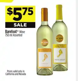 Dollar General Barefoot Wine offer