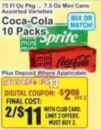 Key Food Coca-Cola offer