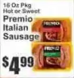 Key Food Premio Italian Sausage offer