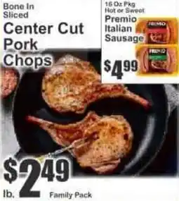 Key Food Center Cut Pork Chops offer