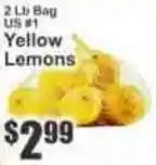 Key Food Yellow Lemons offer