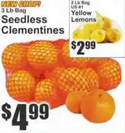 Key Food Seedless Clementines offer
