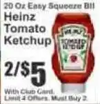Key Food Heinz Tomato Ketchup offer
