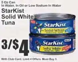 Key Food StarKist Solid White Tuna offer