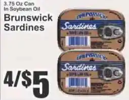 Key Food Brunswick Sardines offer