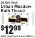 Key Food Urban Meadow Bath Tissue offer