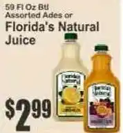 Key Food Florida's Natural Juice offer
