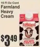 Key Food Farmland Heavy Cream offer