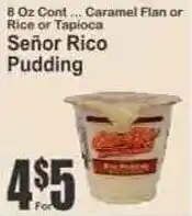 Key Food Señor Rico Pudding offer