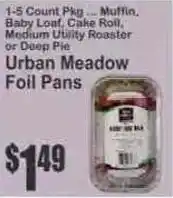 Key Food Urban Meadow Foil Pans offer