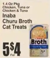 Key Food Inaba Churu Broth Cat Treats offer