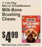 Key Food Milk-Bone Brushing Chews offer