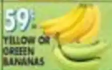 Met Foodmarkets Yellow Or Green Bananas offer