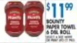 Met Foodmarkets Hunt's paper towel 6 dbl roll offer