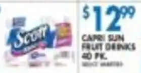 Met Foodmarkets Capri Sun Fruit Drinks offer