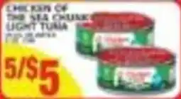Pioneer Supermarkets Chicken of the sea chunk light tuna offer