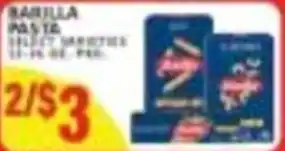 Barilla pasta select varieties