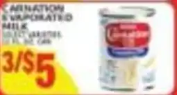 Pioneer Supermarkets Carnation evaporated milk offer