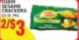 Pioneer Supermarkets Kroger sesame crackers offer