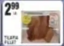 Pioneer Supermarkets Tilapia Fillet offer