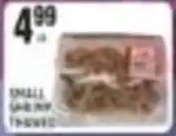 Pioneer Supermarkets Small Shrimp Thawed offer