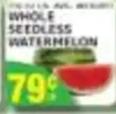 Pioneer Supermarkets Whole seedless watermelon offer