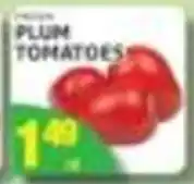 Pioneer Supermarkets Plum Tomatoes offer