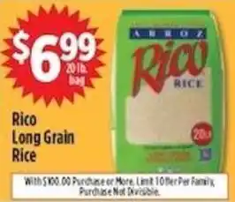 Rico Long Grain Rice
