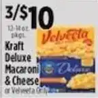 Pioneer Supermarkets Kraft Deluxe Macaroni & Cheese offer
