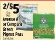 Pioneer Supermarkets Avenue A Green Pigeon Peas offer