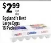 Pioneer Supermarkets Eggland's Best Large Eggs offer