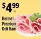 Pioneer Supermarkets Hormel premium deli ham offer