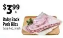 Pioneer Supermarkets Baby Back Pork Ribs offer