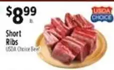 Pioneer Supermarkets Usda Choice Beef Short Ribs offer