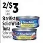 Pioneer Supermarkets StarKist solid white tuna offer