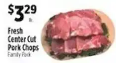 Pioneer Supermarkets Fresh Center Cut Pork Chops offer