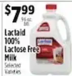Pioneer Supermarkets Lactaid lactose free milk offer
