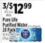 Pioneer Supermarkets Pure Life Purified Water offer