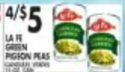 Pioneer Supermarkets La Fe green pigeon peas offer
