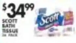 Pioneer Supermarkets Scott bath tissue offer