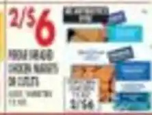 Pioneer Supermarkets from bread chicken nuggets or cutlets offer