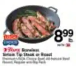 Tops Total Choice Sirloin Tip Steak or Roast offer