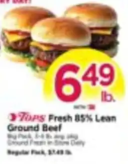 Tops Tops Fresh Ground Beef offer