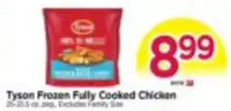 Tops Tyson Frozen Fully Cooked Chicken offer