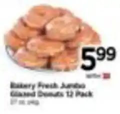 Tops Bakery Fresh Jumbo Glazed Donuts offer