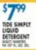 Met Foodmarkets Tide Simply Liquid Detergent offer