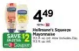 Tops Hellmann's Squeeze Mayonnaise offer