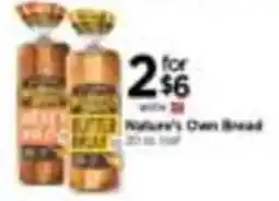 Tops Nature's Own Bread offer