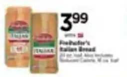 Tops Freibacher's Italian Bread offer